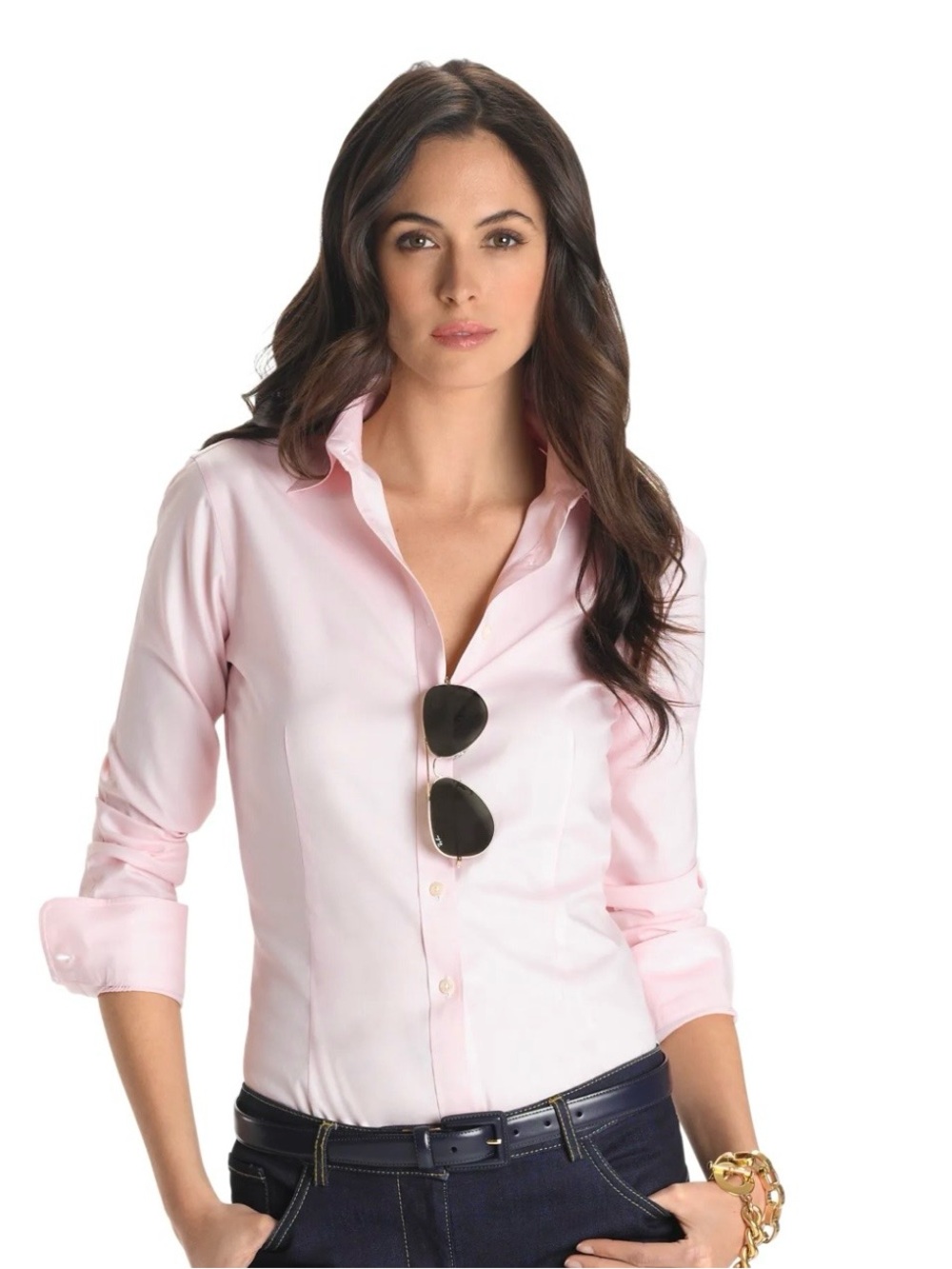 Brooks Brothers Pink Classic Button-Up Dress Shirt